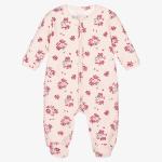 Custom Solid Bamboo Cotton Zipper Baby Romper Footie Pajamas Newborn Baby