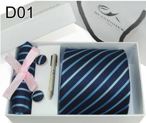 Wholesale Silk Woven Necktie Cufflinks Gift Sets from china suppliers
