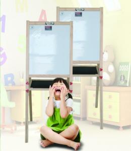 China Decorative Framed Magnetic Board For Kids , Wood Framed Dry Erase Board on sale