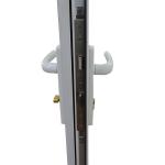 2.0mm Profile Double Tempered Glass Aluminiumfrench Doors For Heat Insulation