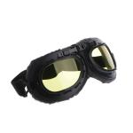 Motorcycle Helmet Soft Goggles Vintage Pilot Biker Glasses Protective Gear Gafas