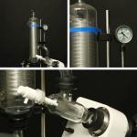 Lightweight Rotary Vacuum Evaporator 220V 50Hz 0.098mpa Degree