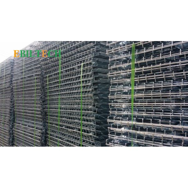 Fold Medium Duty Wire Mesh Shelving Systems With Metal Shelf Corrosion Protection