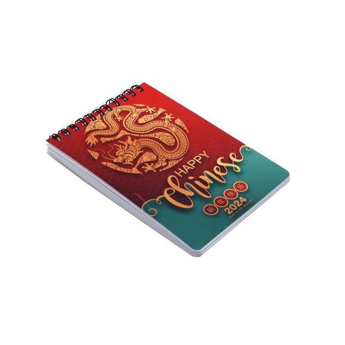 DIY Double-Sided Printed Sublimation Coil Notebook A6 Vertical Blank Note Book PET Plastic