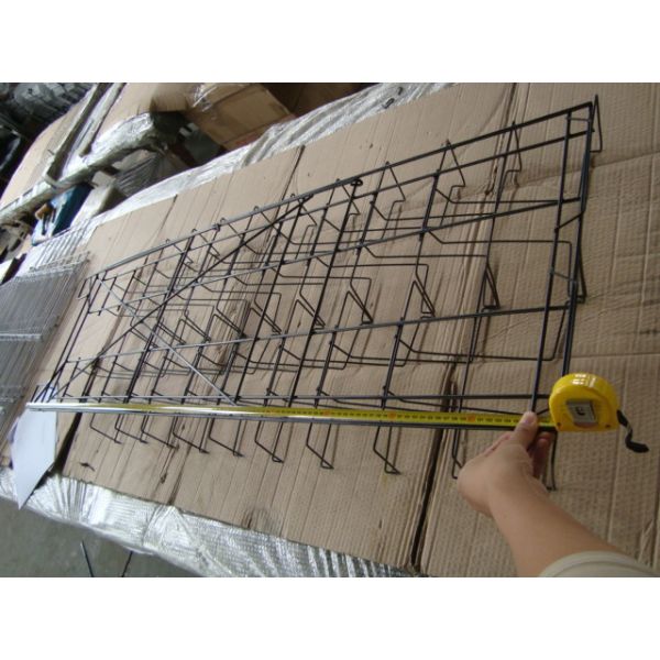 Double Sides Metal Magazine Display Rack , 40 Pockets Floor Spinner Display Rack