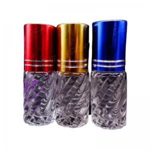 Wholesale Wholesale clear glasses Bottle With roll on Aluminium Cap Glass Refill Empty Perfume bottle hot stock from china suppliers