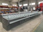 Supermarket service counter open top meat display refrigerator