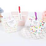 Custom logo printed party favor colorful goodie candy paper gift bag for kids