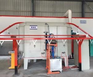 Wholesale 380V/50HZ Dust Blowing System Powder Spraying Chamber Hanging Conveying Mode from china suppliers