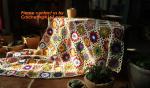 America Countryside Nordic Hand-woven crochet hook Daisy cover blanket,knitted