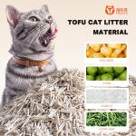 Red Tofu Litter Sand Dust Free Tofu Cat Litter Flushable Customized