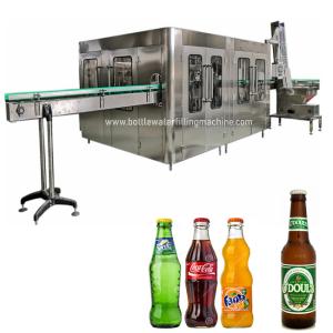 Wholesale Glass Bottle Carbonated Soft Drink Rinsing Filling Machines 2000ml Production Line from china suppliers