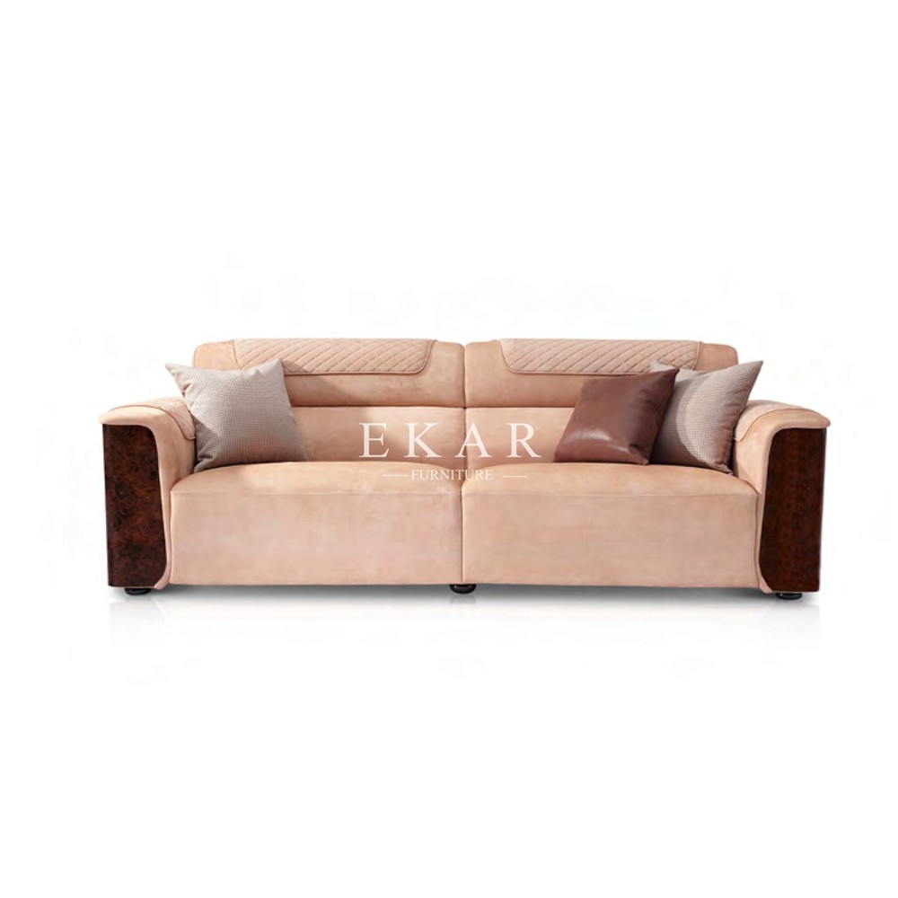 Luxury Modern Design 7 Seater Nubuck Leather Sofa Set W006SF1A