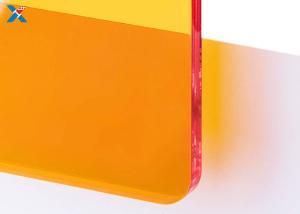 Wholesale 3mm Fluorescent Orange Acrylic Sheet Colored Large Cast PMMA Panels from china suppliers