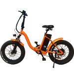20"*4.0 Fat Tire Foldable Ebike 36V 250W 500W Electric City Bike For Adults