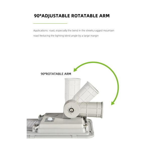 Remote Control Solar LED Street Light High Efficiency Solar Street Light With Motion Sensor
