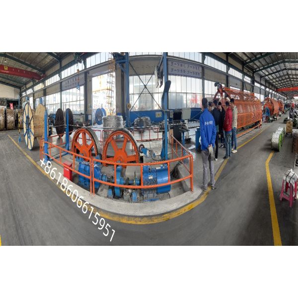 Rigid Stranding Machine Line Shaft Transmission Or Independent Drive System with Infinite Lay Setting