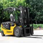 Full Stacker Mini 2 Tonne Electric Forklift Truck Mobile For Industrial