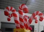 Giant Colorful Inflatable Christmas Stick / Inflatable Candy Cane Stick /