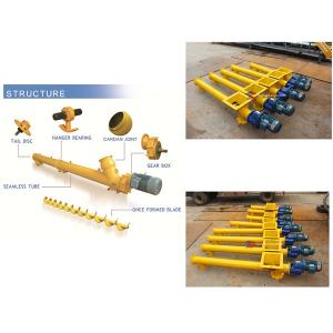 Wholesale Sand Gravel Feed Pellet Tubular Screw Conveyor Adjustable Speed from china suppliers
