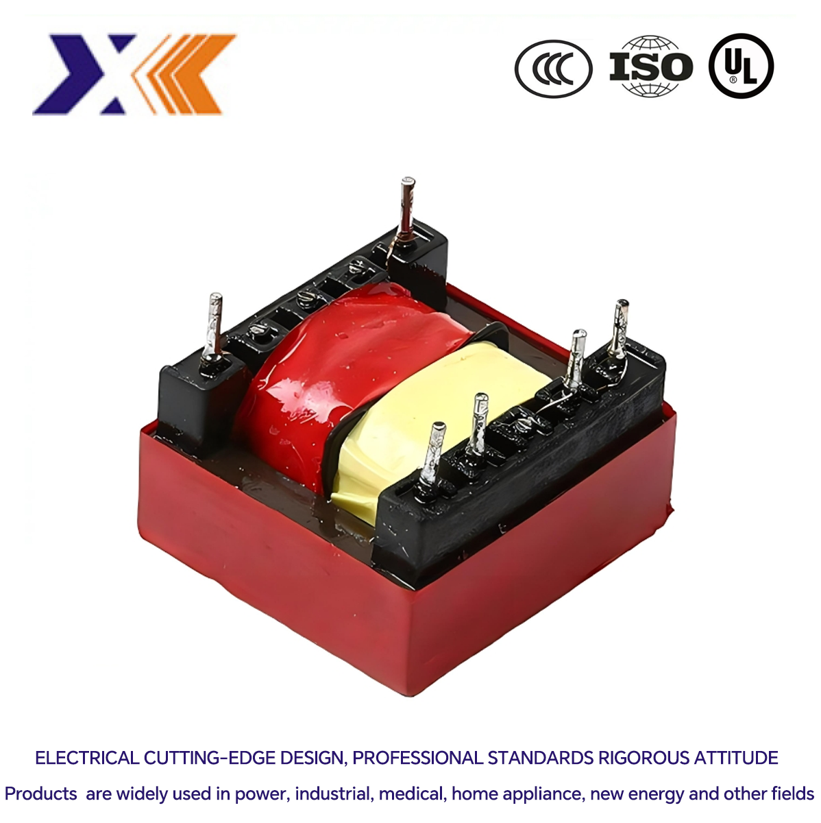 Customized Ei Transformer 15W 220V to 6V 9V 15V 24V with Temperature Range -30-110C