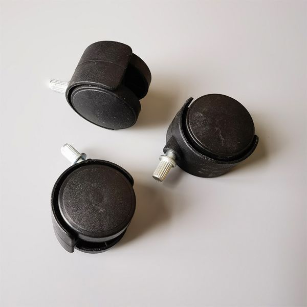 OEM Plate Roller 50mm Nylon Caster Wheels For Furniture