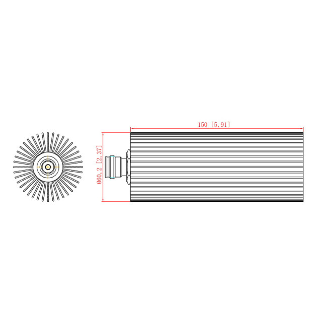 DC-6GHz 100W Dummy Load / Termination Load 4.3-10 Female