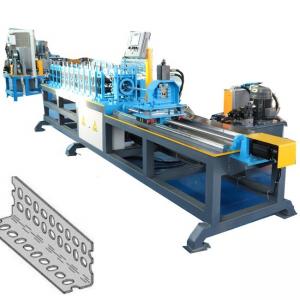 China Rotary Punching Slotted Angle Rolling Forming Machine 14 Roller Station on sale