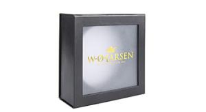Wholesale Cardboard Black Gift Packaging Box Custom CMYK And Pantone Color from china suppliers