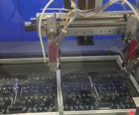 High Precision Selective Auto Conformal Coating Machine control panel