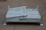 Collapsible Electro Zinc Plated 50x50 Mesh Metal Storage Cage
