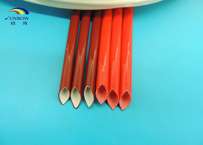 Fireproof Outer Silica Inner Silicone Fiberglass Sleeving for Wire Insulating 0.5mm ~ 30.0mm