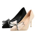 ZM002 929-42 Korean Version 2020 New Pointed Pumps Stiletto High Heels Large