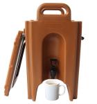 Plastic 10 Gallon Insulated Beverage Carrier For Hot Cold Drink