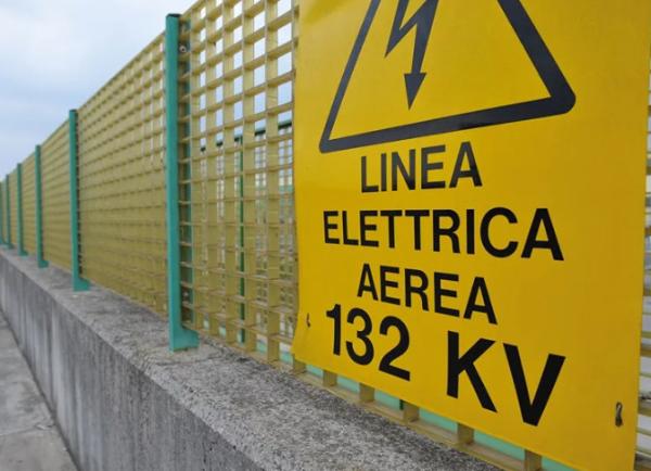 Warning Electricity Grating FRP Fencing Fiberglass Safety Products High